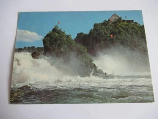 Rheinfall mit Schloss Laufen - Švýcarsko
