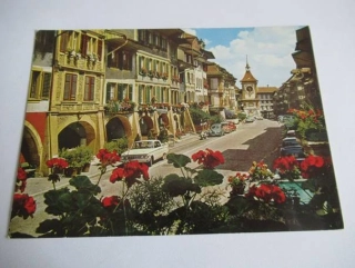 Morat - Grand-Rue - Švýcarsko