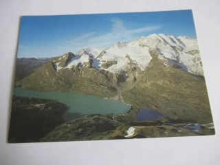 Berninapass mit Lago Bianco und Lej Nair - Švýcarsko