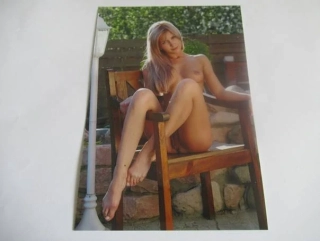 Ženský akt - Krásná dívka - Fotografie cca 18 x 12,5 cm
