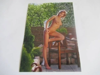 Ženský akt - Krásná dívka - Fotografie cca 18,5 x 12,5 cm