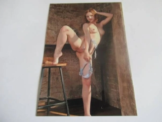 Ženský akt - Krásná dívka - Fotografie cca 18 x 12,5 cm