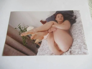 Ženský akt - Krásná dívka - Fotografie cca 20,5 x 12,5 cm