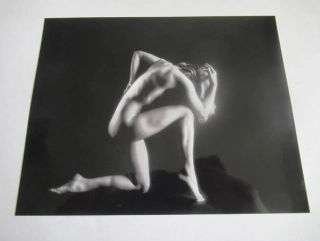Ženský akt - Krásná dívka - Fotografie cca 16 x 12,5 cm