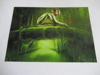 Ženský akt - Krásná dívka - Fotografie cca 18 x 12,5 cm
