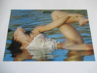 Ženský akt - Krásná dívka - Fotografie cca 19,5 x 12,5 cm
