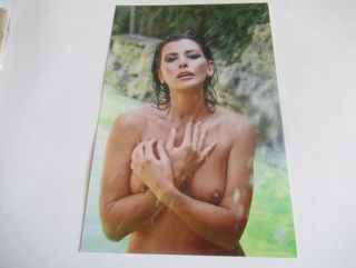 Ženský akt - Krásná dívka - Fotografie cca 19 x 12.5 cm