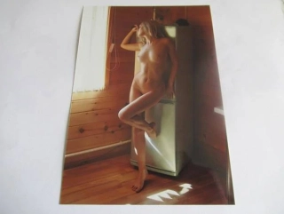 Ženský akt - Krásná dívka - Fotografie cca 18 x 12,5 cm