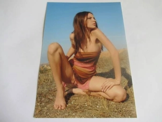 Ženský akt - Krásná dívka - Fotografie cca 18 x 12,5 cm