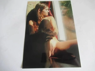 Ženský akt - Krásná dívka - Fotografie cca 18 x 12,5 cm