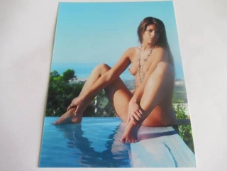 Ženský akt - Krásná dívka - Fotografie cca 16,5 x 12,5 cm
