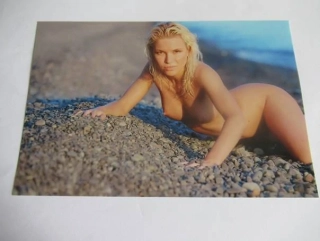 Ženský akt - Krásná dívka - Fotografie cca 19 x 12.5 cm