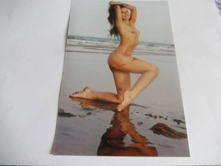 Ženský akt - Krásná dívka - Fotografie cca 18,5 x 12,5 cm