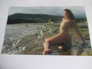Ženský akt - Krásná dívka - Fotografie cca 20 x 12,5 cm