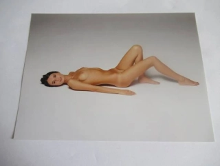 Ženský akt - Krásná dívka - Fotografie cca 17 x 12,5 cm