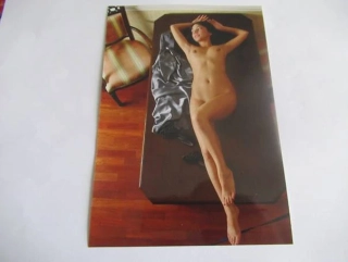 Ženský akt - Krásná dívka - Fotografie cca 18 x 12,5 cm