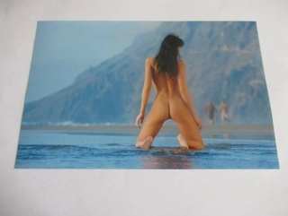 Ženský akt - Krásná dívka - Fotografie cca 19,5 x 12,5 cm