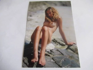 Ženský akt - Krásná dívka - Fotografie cca 18,5 x 12,5 cm