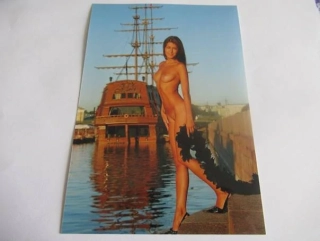 Ženský akt - Krásná dívka - Fotografie cca 18 x 12,5 cm