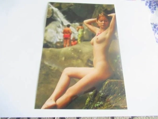 Ženský akt - Krásná dívka - Fotografie cca 18,5 x 12,5 cm
