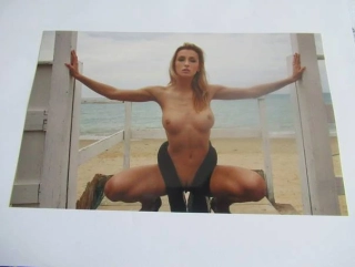 Ženský akt - Krásná dívka - Fotografie cca 20,5 x 12,5 cm