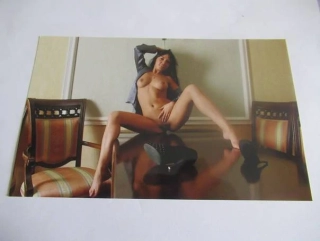 Ženský akt - Krásná dívka - Fotografie cca 20 x 12,5 cm
