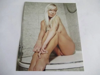 Ženský akt - Krásná dívka - Fotografie cca 16 x 12,5 cm