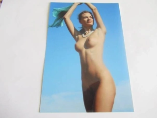 Ženský akt - Krásná dívka - Fotografie cca 18,5 x 12,5 cm