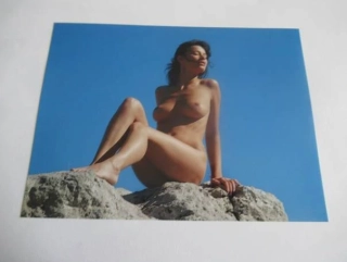Ženský akt - Krásná dívka - Fotografie cca 17 x 12,5 cm