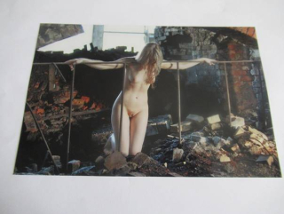 Ženský akt - Krásná dívka - Fotografie cca 19 x 12.5 cm