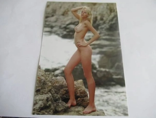 Ženský akt - Krásná dívka - Fotografie cca 19 x 12.5 cm