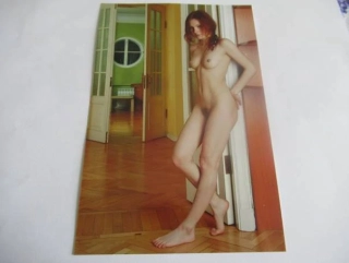 Ženský akt - Krásná dívka - Fotografie cca 19 x 12.5 cm