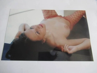 Ženský akt - Krásná dívka - Fotografie cca 19,5 x 12,5 cm