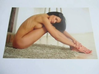 Ženský akt - Krásná dívka - Fotografie cca 19,5 x 12,5 cm