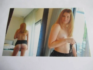 Ženský akt - Krásná dívka - Fotografie cca 19,5 x 12,5 cm