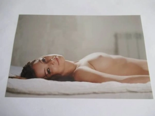 Ženský akt - Krásná dívka - Fotografie cca 19 x 12.5 cm