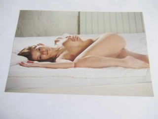 Ženský akt - Krásná dívka - Fotografie cca 19,5 x 12,5 cm