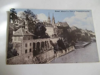 Basel: Münster m. Pfalz u. Deutschrittergarten - Švýcarsko