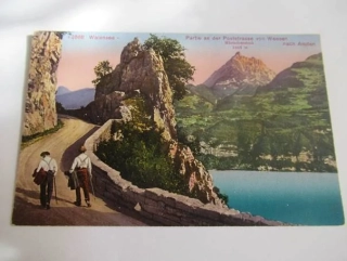 Walensee - Poststrasse von Weesen nach Amden - Švýcarsko