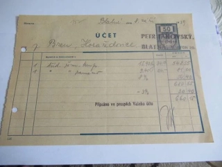 Blatná - Petr Janovský - Koželužna - 1939