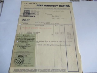 Blatná - Petr Janovský - Koželužna - 1939
