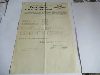 Turnov - Petr Juna - I. Koncesovaný pohřební ústav - Tovární sklad všech druhů rakví, uren, věnců, kytic a všech pohř. potřeb - 1948