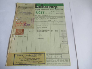 Brno - J. Lakomý - chemická továrna -1940