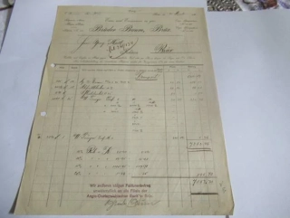 Brüx - Most -  Brüder Baum - Eisen und Eisenwaren en gros - Velkoobchod zbožím a železářským zbožím - 1912