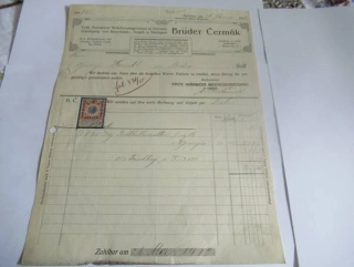 Hořovice - Brüder Čermák - první slévárna měkké litiny, výroba strojů, kelímků a ocelových odlitků - 1912