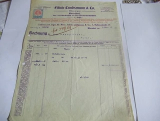 Warnsdorf - Filiale Landsmann & Lo. - Železo, Pražská železářská společnost - 1912