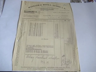 Aussig - Ústí nad Labem - Winkler & Motka - 1939