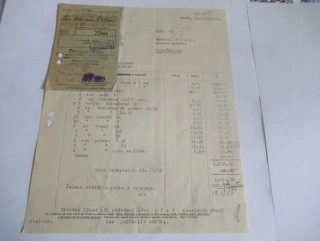 Kolín - V. Navrátil - Velkoobchod kožemi, Velkoobchod obuvnickými potřebami - 1941