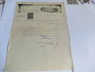 Brno - Emil Kříž - Čalouník a dekoratér - 1933