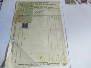 Vimperk, Šumava - Berthold Eisner - Vlastní skladiště s průmyslovou kolejí na nádraží ve Vimperku - 1935